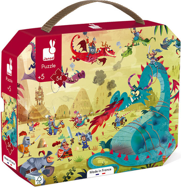 Изображение товара Пазл Janod Драконы J02615