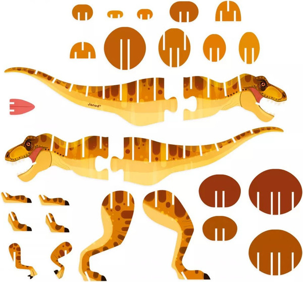 Изображение товара 3D-пазл Janod Т-Рекс J05837