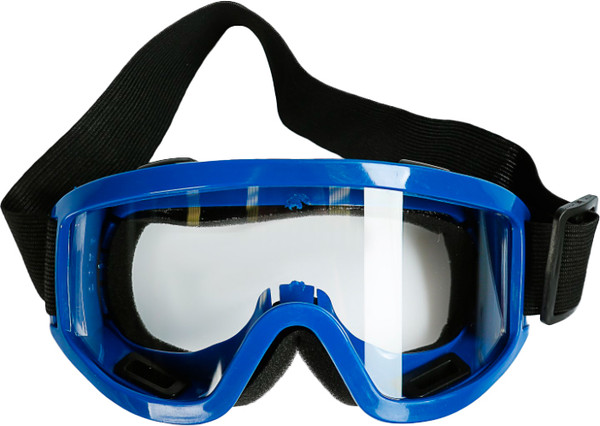 Изображение товара Мотоочки TORSO 3734825 (прозрачный/синий)