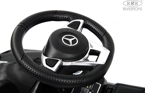 Изображение товара Детский автомобиль RiverToys Mercedes-AMG GLS 63 / HL600 (черный)