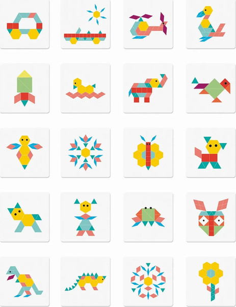 Изображение товара Мольберт детский Janod Геометрические фигуры J02586