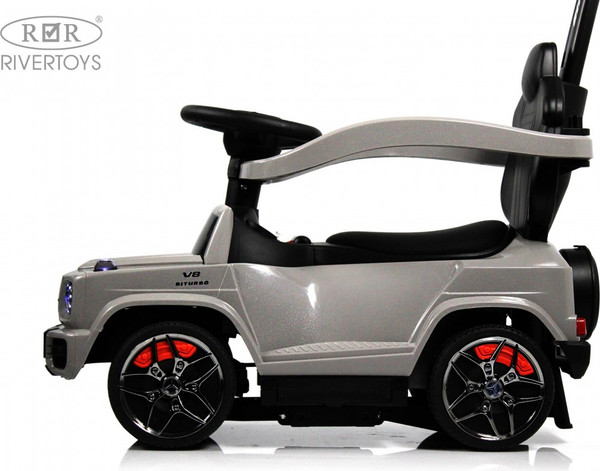 Изображение товара Детский автомобиль RiverToys Mercedes-Benz G63 / Z001ZZ-A (серый бриллиант)