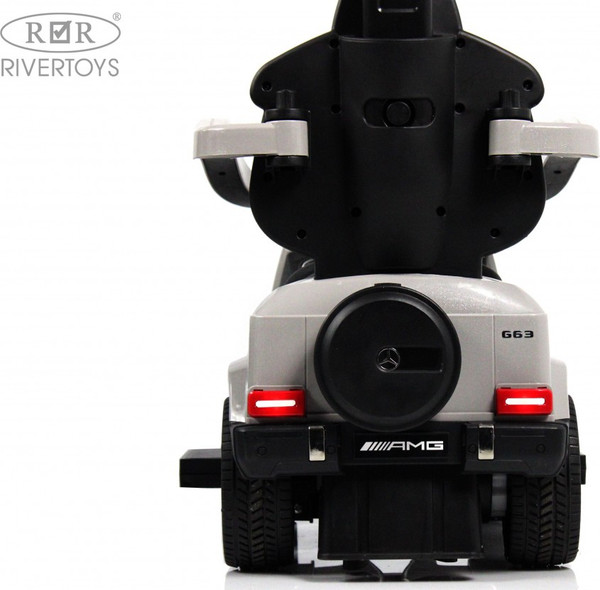 Изображение товара Детский автомобиль RiverToys Mercedes-Benz G63 / Z001ZZ-A (серый бриллиант)