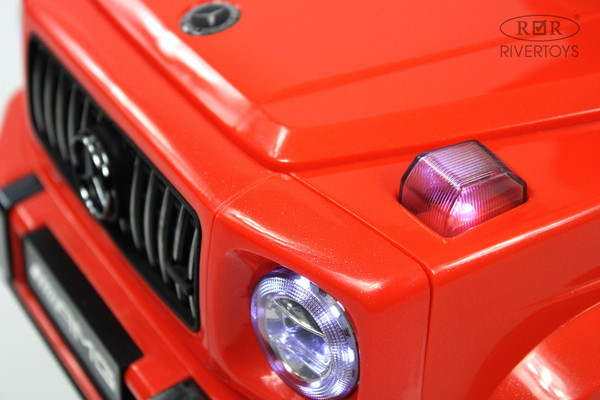 Изображение товара Детский автомобиль RiverToys Mercedes-Benz G63 / Z001ZZ-A (красный бриллиант)