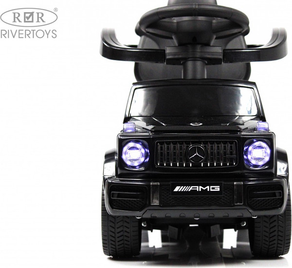 Изображение товара Качалка-каталка RiverToys Mercedes-Benz G63 / Z001ZZ-B (черный бриллиант)