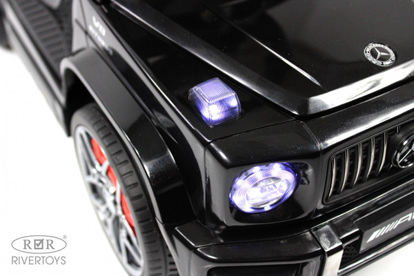 Изображение товара Качалка-каталка RiverToys Mercedes-Benz G63 / Z001ZZ-B (черный бриллиант)