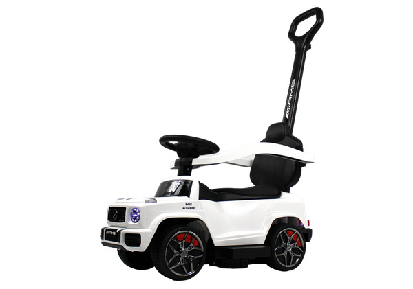 Изображение товара Качалка-каталка RiverToys Mercedes-Benz G63 / Z001ZZ-B (белый бриллиант)