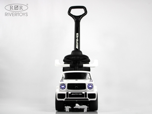 Изображение товара Качалка-каталка RiverToys Mercedes-Benz G63 / Z001ZZ-B (белый бриллиант)