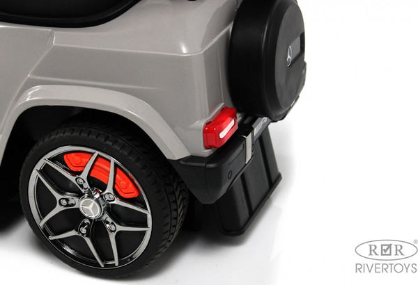 Изображение товара Качалка-каталка RiverToys Mercedes-Benz G63 / Z001ZZ-B (серый бриллиант)