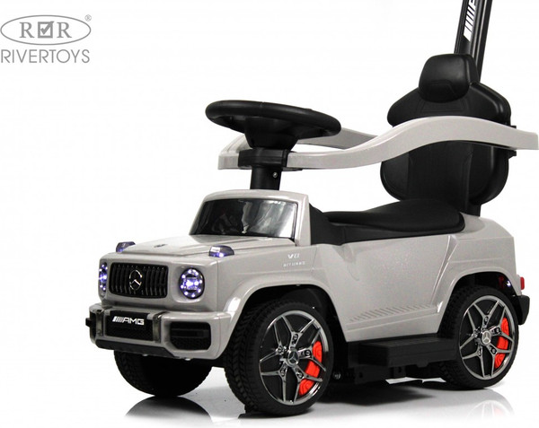 Изображение товара Качалка-каталка RiverToys Mercedes-Benz G63 / Z001ZZ-B (серый бриллиант)