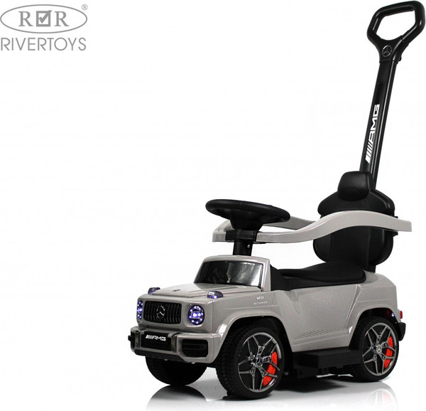 Изображение товара Качалка-каталка RiverToys Mercedes-Benz G63 / Z001ZZ-B (серый бриллиант)