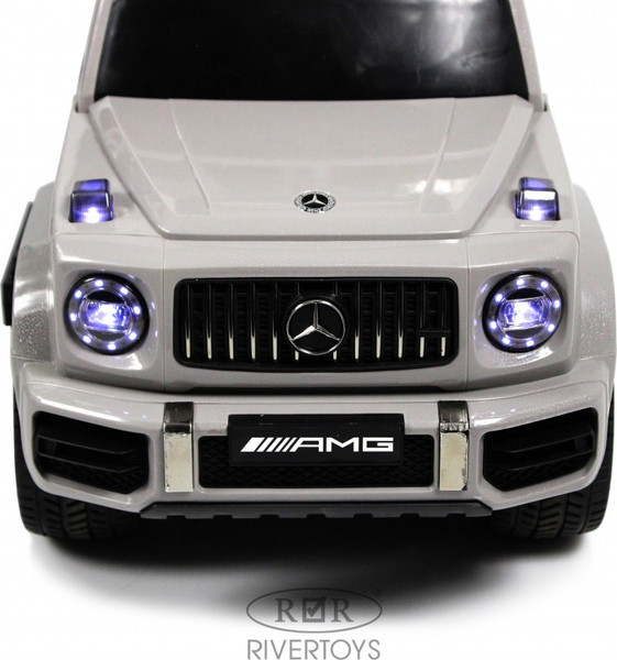 Изображение товара Качалка-каталка RiverToys Mercedes-Benz G63 / Z001ZZ-B (серый бриллиант)
