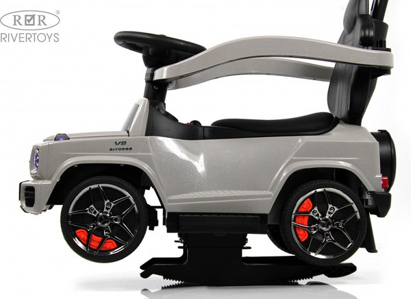 Изображение товара Качалка-каталка RiverToys Mercedes-Benz G63 / Z001ZZ-B (серый бриллиант)