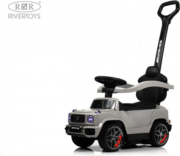 Изображение товара Качалка-каталка RiverToys Mercedes-Benz G63 / Z001ZZ-B (серый бриллиант)