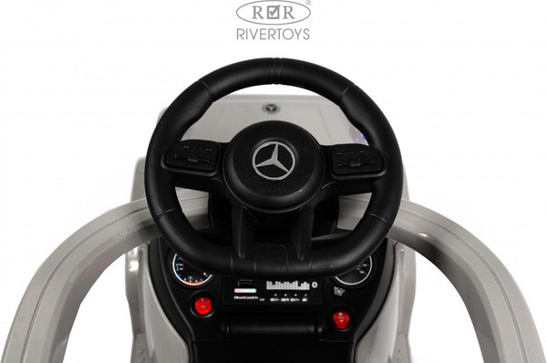 Изображение товара Качалка-каталка RiverToys Mercedes-Benz G63 / Z001ZZ-B (серый бриллиант)