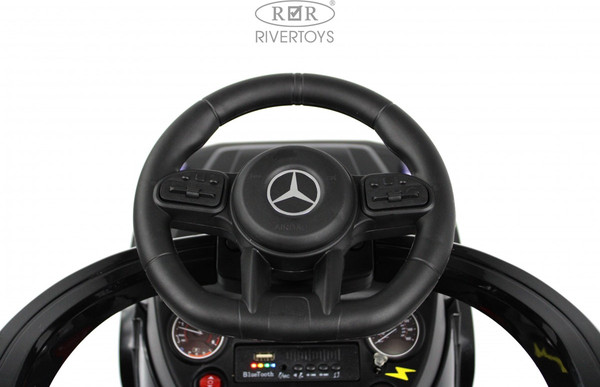 Изображение товара Каталка детская RiverToys Mercedes-Benz G63 / Z001ZZ-C (черный бриллиант)