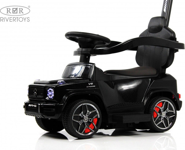 Изображение товара Каталка детская RiverToys Mercedes-Benz G63 / Z001ZZ-C (черный бриллиант)