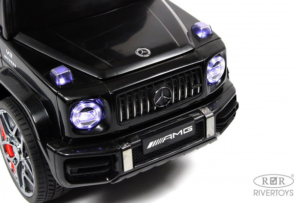 Изображение товара Каталка детская RiverToys Mercedes-Benz G63 / Z001ZZ-C (черный бриллиант)
