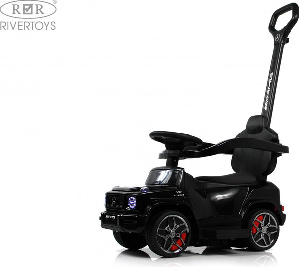Изображение товара Каталка детская RiverToys Mercedes-Benz G63 / Z001ZZ-C (черный бриллиант)