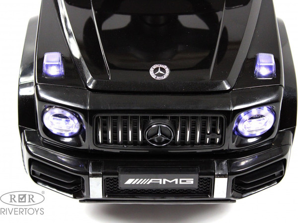 Изображение товара Каталка детская RiverToys Mercedes-Benz G63 / Z001ZZ-D (черный бриллиант)
