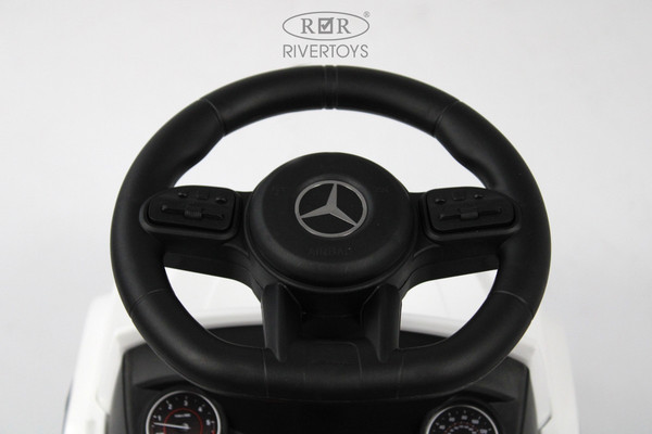 Изображение товара Каталка детская RiverToys Mercedes-Benz G63 / Z001ZZ-D (белый бриллиант)