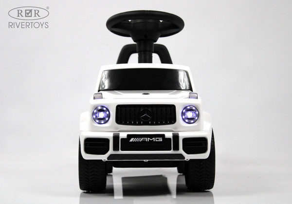 Изображение товара Каталка детская RiverToys Mercedes-Benz G63 / Z001ZZ-D (белый бриллиант)