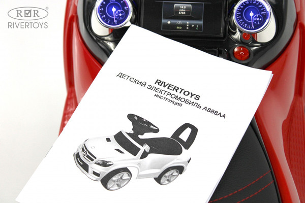 Изображение товара Каталка детская RiverToys Mercedes-Benz GL63 / A888AA (красный)