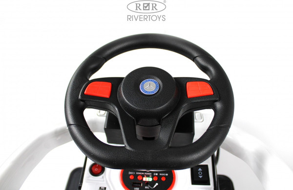 Изображение товара Детский автомобиль RiverToys G008GG-A (белый)