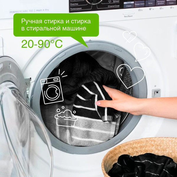 Изображение товара Гель для стирки Synergetic Black Protect биоразлагаемый (1.5л)