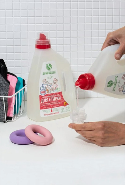 Изображение товара Гель для стирки Synergetic Active Fresh биоразлагаемый (1.5л)