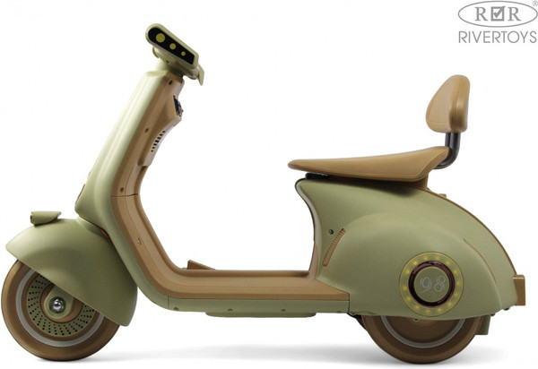 Изображение товара Детский мотоцикл RiverToys K444PX (зеленый)