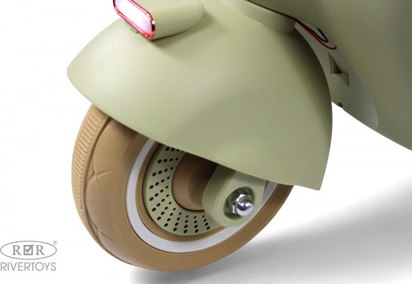 Изображение товара Детский мотоцикл RiverToys K444PX (зеленый)