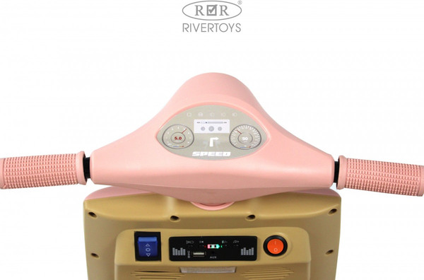 Изображение товара Детский мотоцикл RiverToys K444PX-A (розовый)