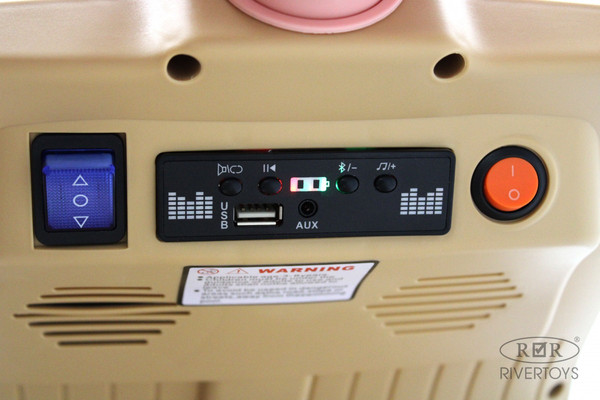 Изображение товара Детский мотоцикл RiverToys K444PX-A (розовый)