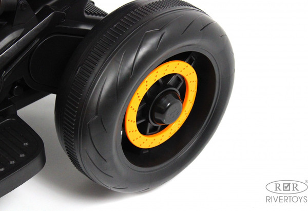 Изображение товара Детский мотоцикл RiverToys K002PX (желтый)