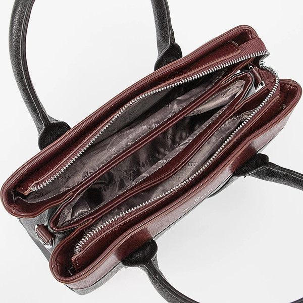 Изображение товара Сумка Valigetti 706-CD-9127-VG-BBD (черный/бордовый)