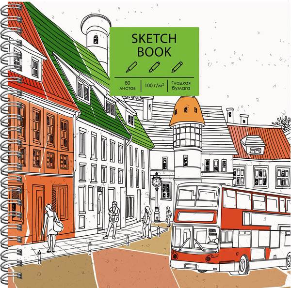 Изображение товара Скетчбук Paper Art Kids Город / ТС805076