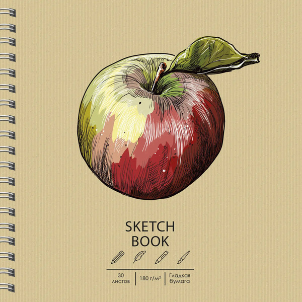 Изображение товара Скетчбук Paper Art Kids Draft and Craft. Apple / ТСК305308