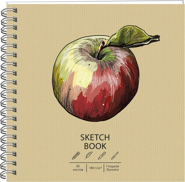 Изображение товара Скетчбук Paper Art Kids Draft and Craft. Apple / ТСК305308