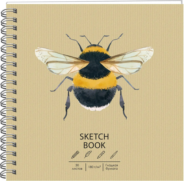 Изображение товара Скетчбук Paper Art Kids Draft and Craft. Bee / ТСК305307