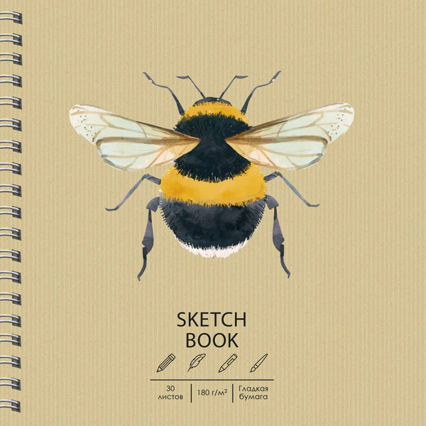 Изображение товара Скетчбук Paper Art Kids Draft and Craft. Bee / ТСК305307