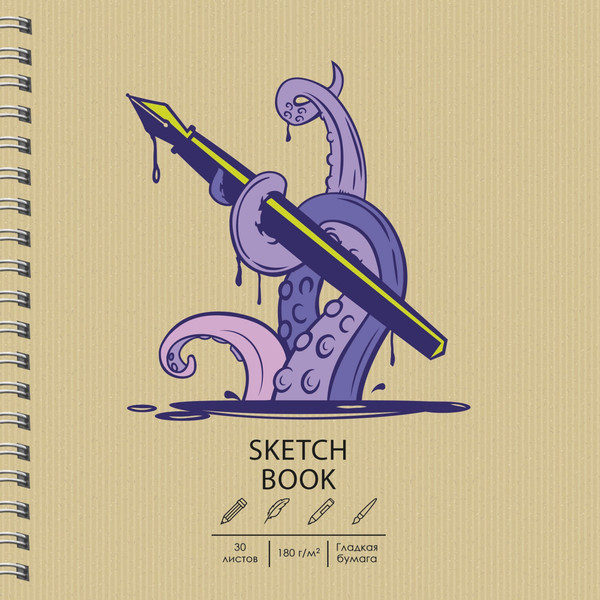 Изображение товара Скетчбук Paper Art Kids Draft and Craft. Drawctopus / ТСК305310
