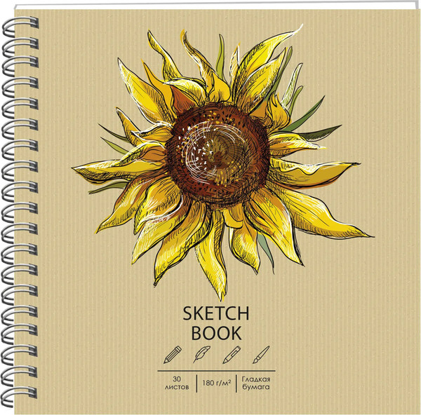 Изображение товара Скетчбук Paper Art Kids Draft and Craft. Sunflower / ТСК305306