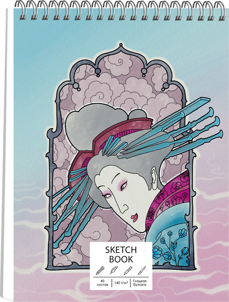 Изображение товара Скетчбук Paper Art Kids Гейша / ТС4405325