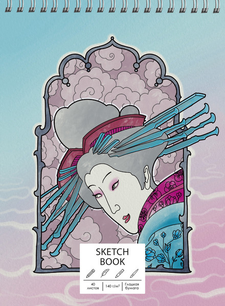 Изображение товара Скетчбук Paper Art Kids Гейша / ТС4405325