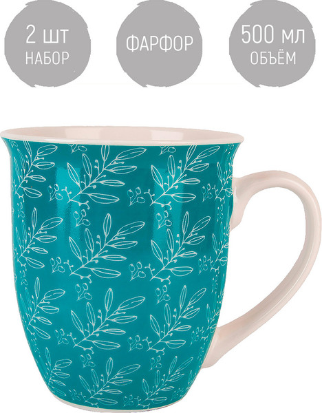 Изображение товара Набор кружек Nouvelle Floristry / 1360039-2-Н2