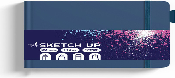 Изображение товара Скетчбук Paper Art Kids Sketch Up. Ночной / СК5805250
