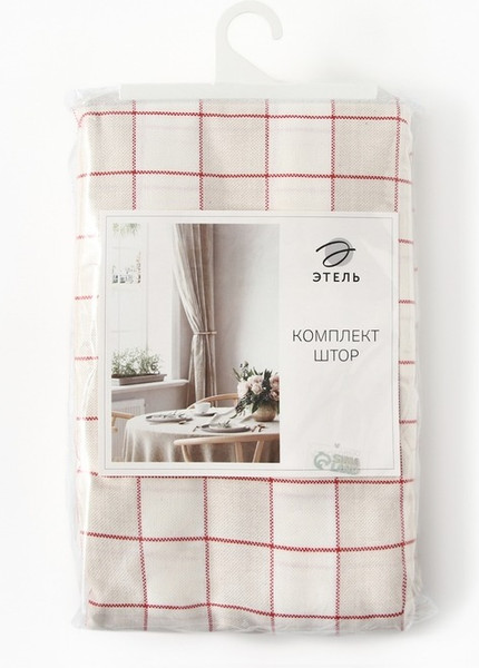 Изображение товара Комплект штор Этель Bright cage / 10658873 (150x180, 2шт, с подхватами)