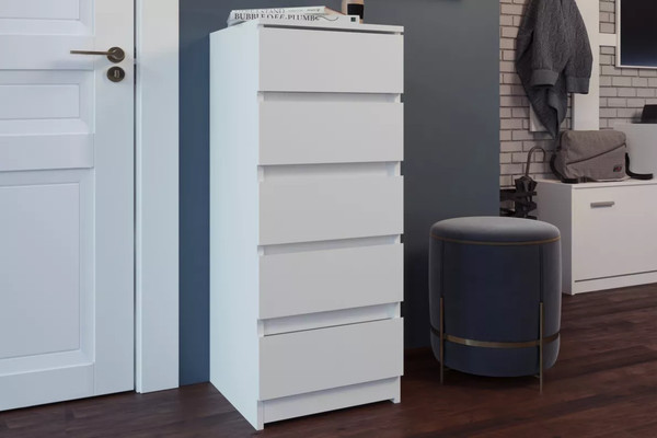 Изображение товара Комод Stolline Somero 5 ящиков 467.03 (белый)