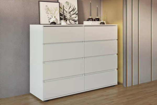 Изображение товара Комод Stolline Somero 8 ящиков / 467.04 (белый)